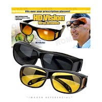 LENTES SUPER VISIÓN HD ANTIDESLUMBRO DIA NOCHE UNISEX